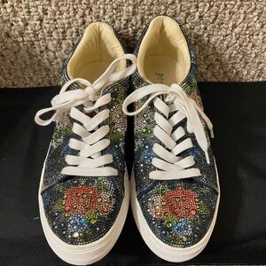 Betsey Johnson Rhinestone Sidny Sneaker.